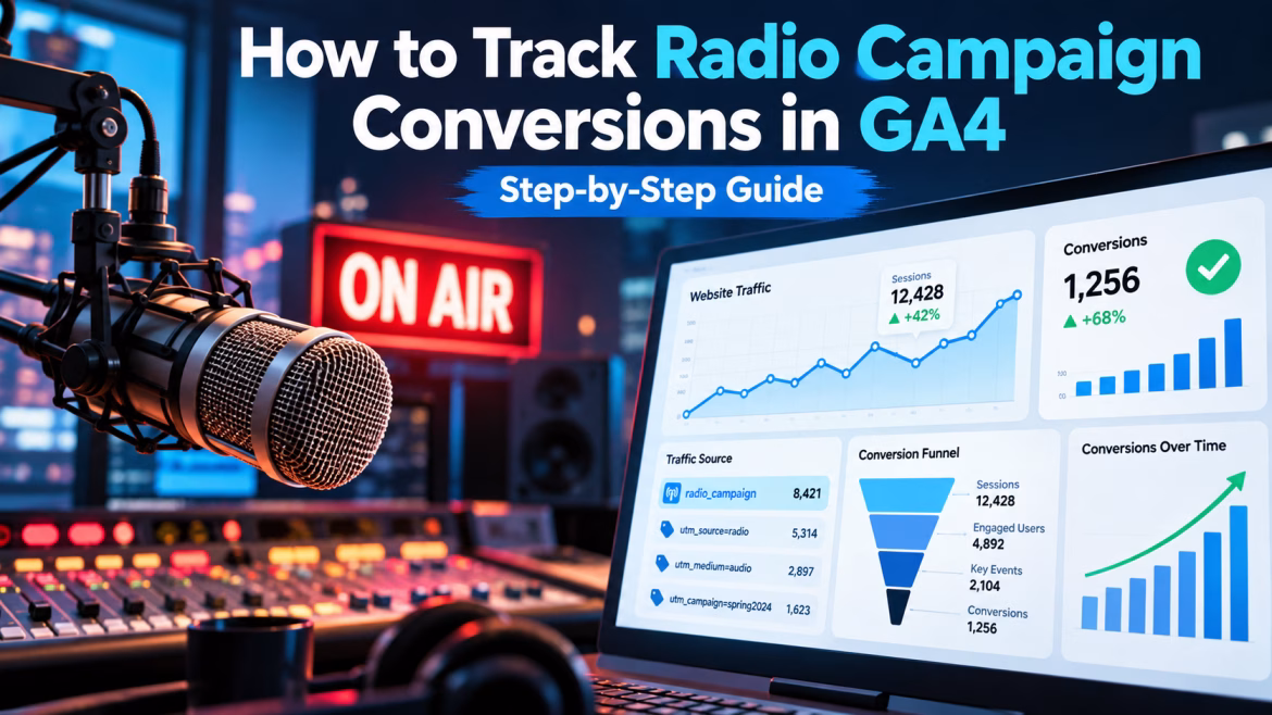 How to Track Radio Campaign Conversions in GA4